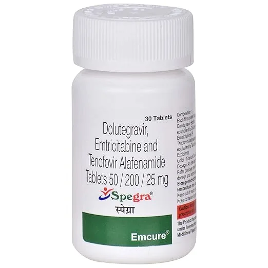Spegra Tablet — Dolutegravir Emtricitabine Tenofovir Alafenamide 50mg/200mg/25mg