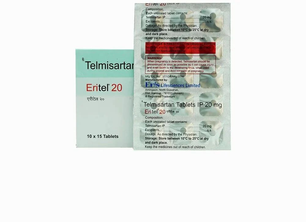 Eritel Telmisartan 20 Mg Tablet — Telmisartan 20 mg view 2