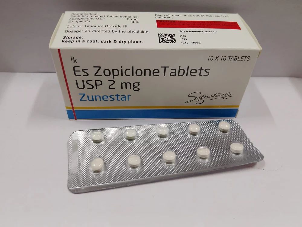 Es Zopiclone Zunestar Tablets USP 2mg — Eszopiclone Zunestar 2mg 2mg view 3