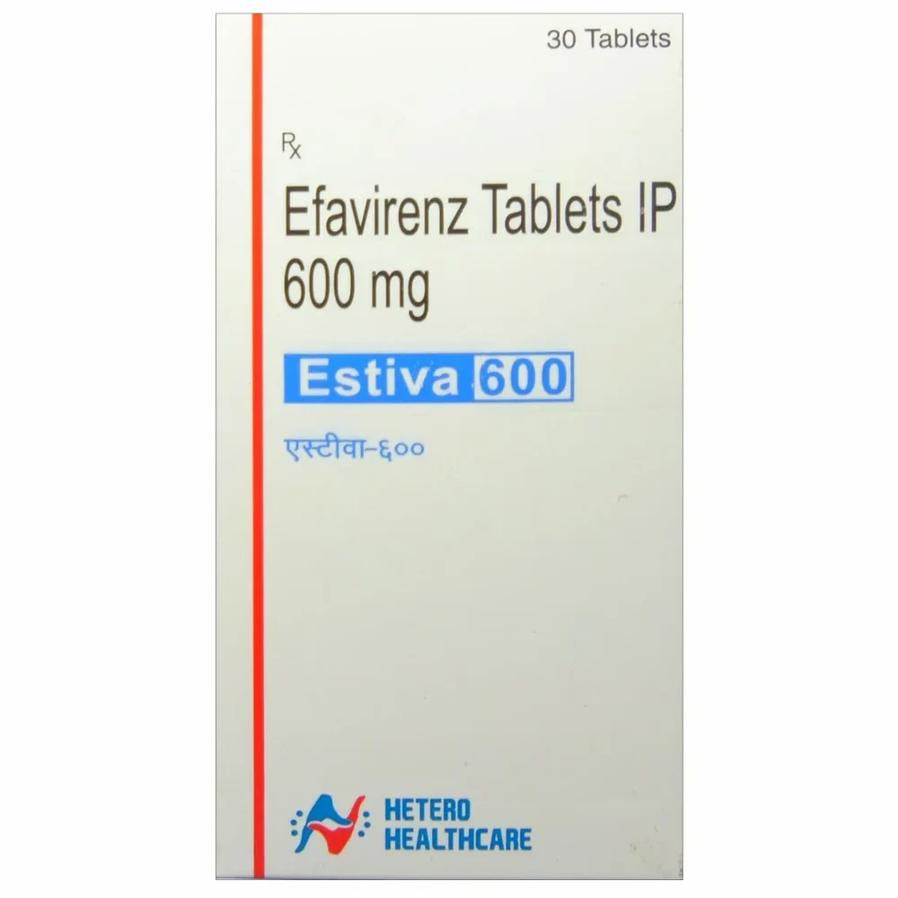 Estiva 600mg Efavirenz Tablet β Estiva-600 600mg view 2