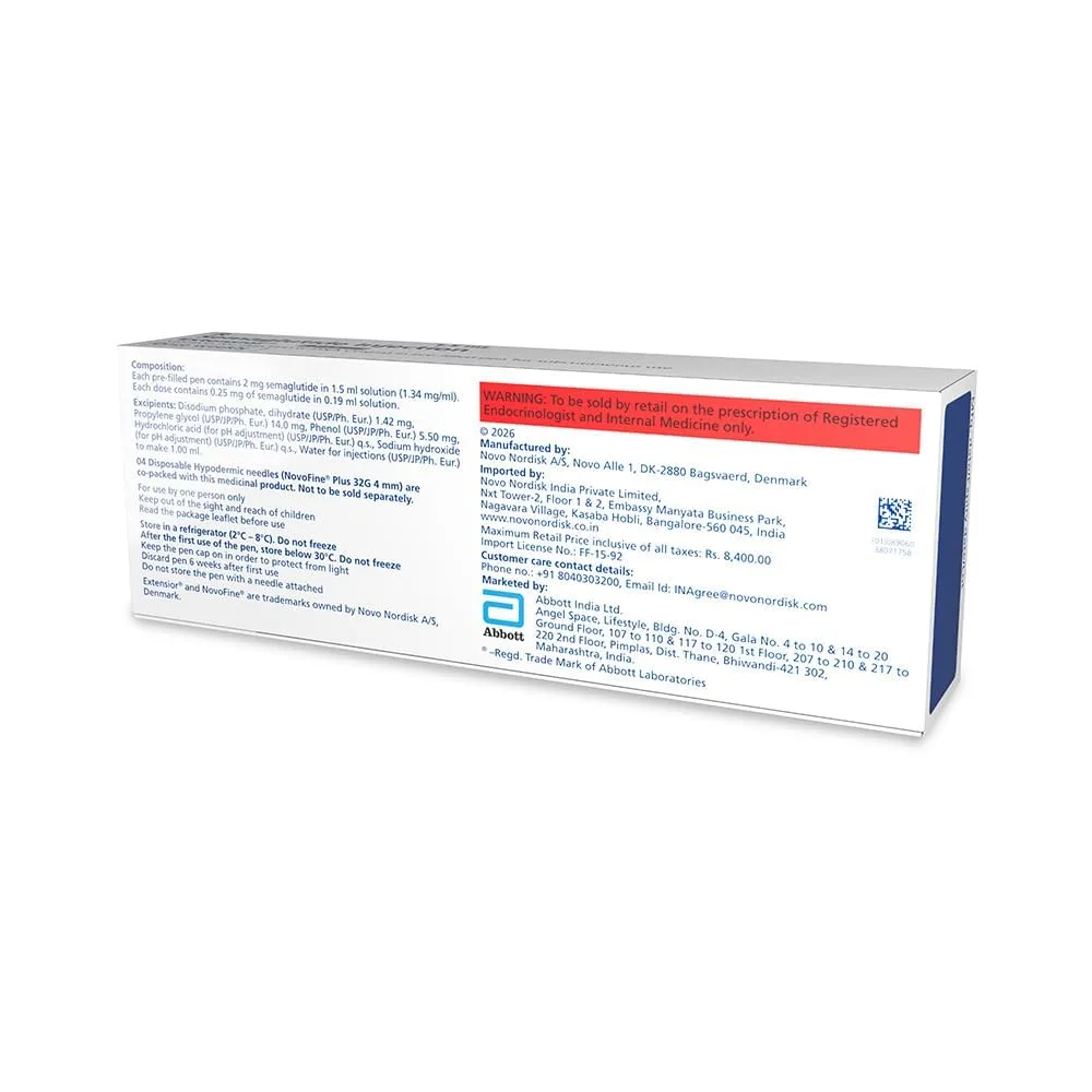 Extensior 0.25mg Injection — Semaglutide 0.25mg view 2