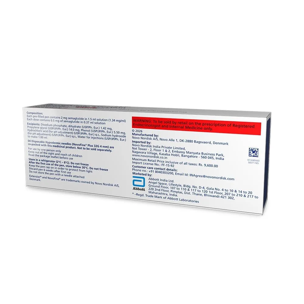 Extensior 0.5mg Injection — Semaglutide 0.5mg view 2