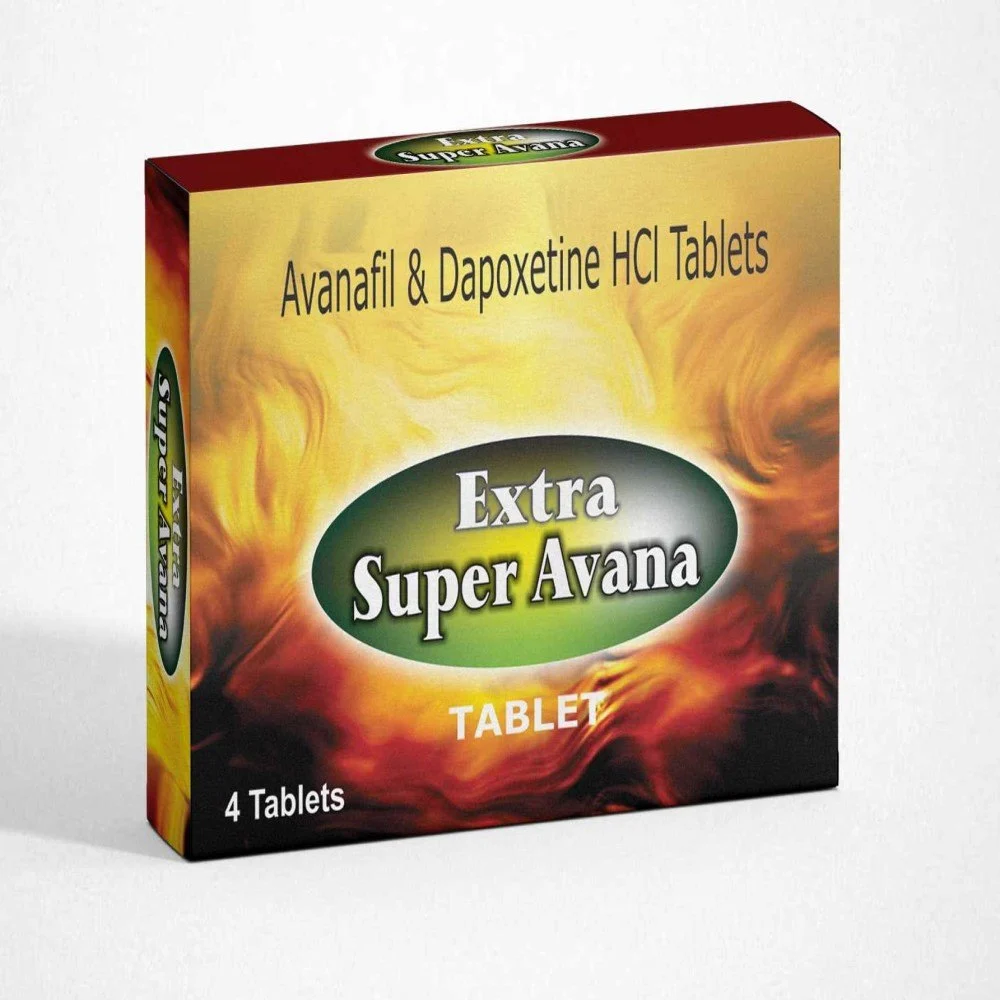 Extra Super Avana Tablet — Avanafil + Dapoxetine 200 mg / 60 mg