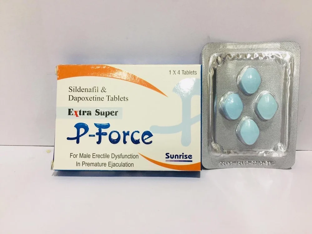 Extra Super P-Force Tablet — Sildenafil Citrate + Dapoxetine 100 mg / 100 mg