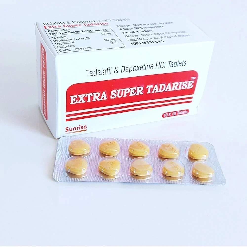 Extra Super Tadarise Tablet — Tadalafil + Dapoxetine 40 mg / 60 mg