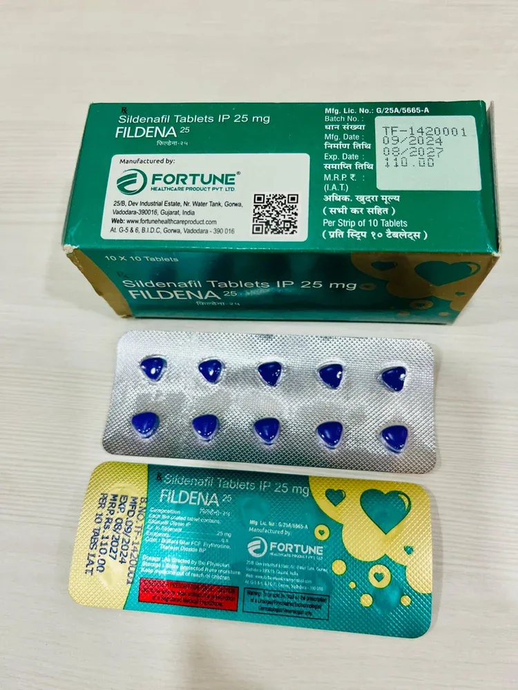 Fildena 25mg Tablet — Sildenafil Citrate 25 mg view 2