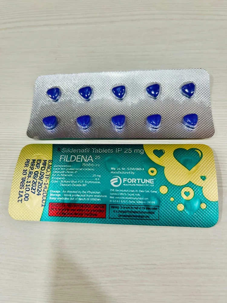 Fildena 25mg Tablet — Sildenafil Citrate 25 mg view 3