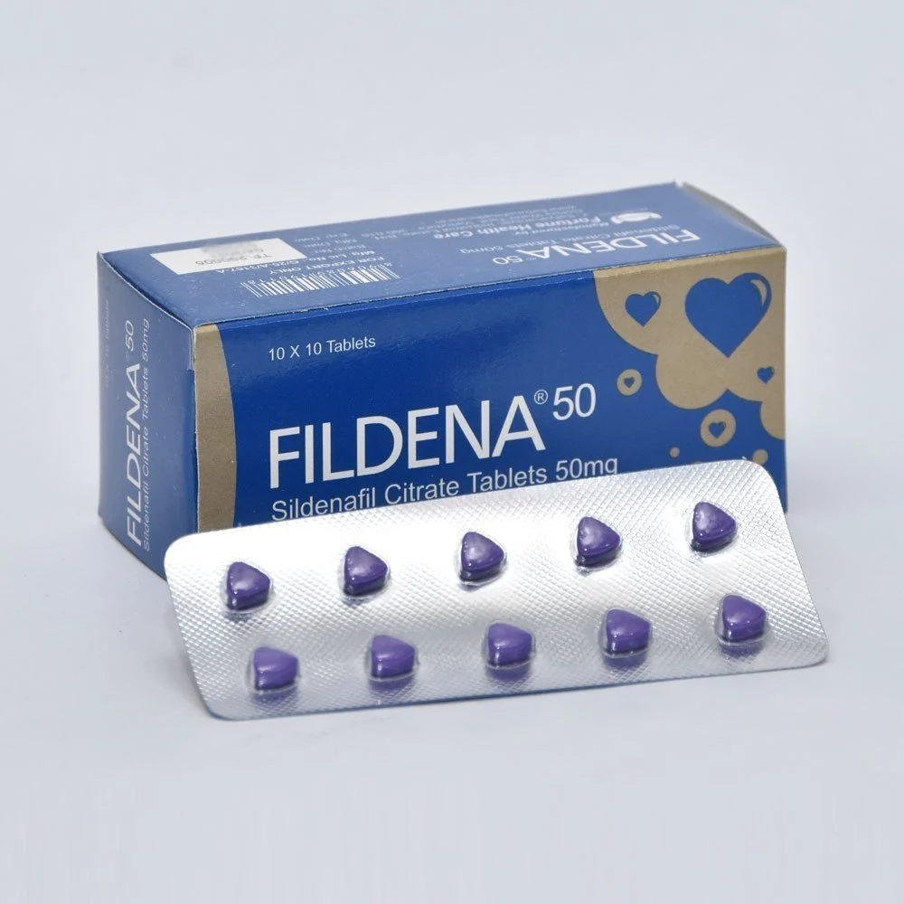 Fildena 50mg Tablet — Sildenafil Citrate 50 mg