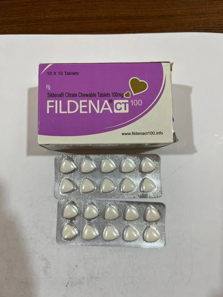 Fildena CT 100mg Tablet — Sildenafil Citrate 100 mg