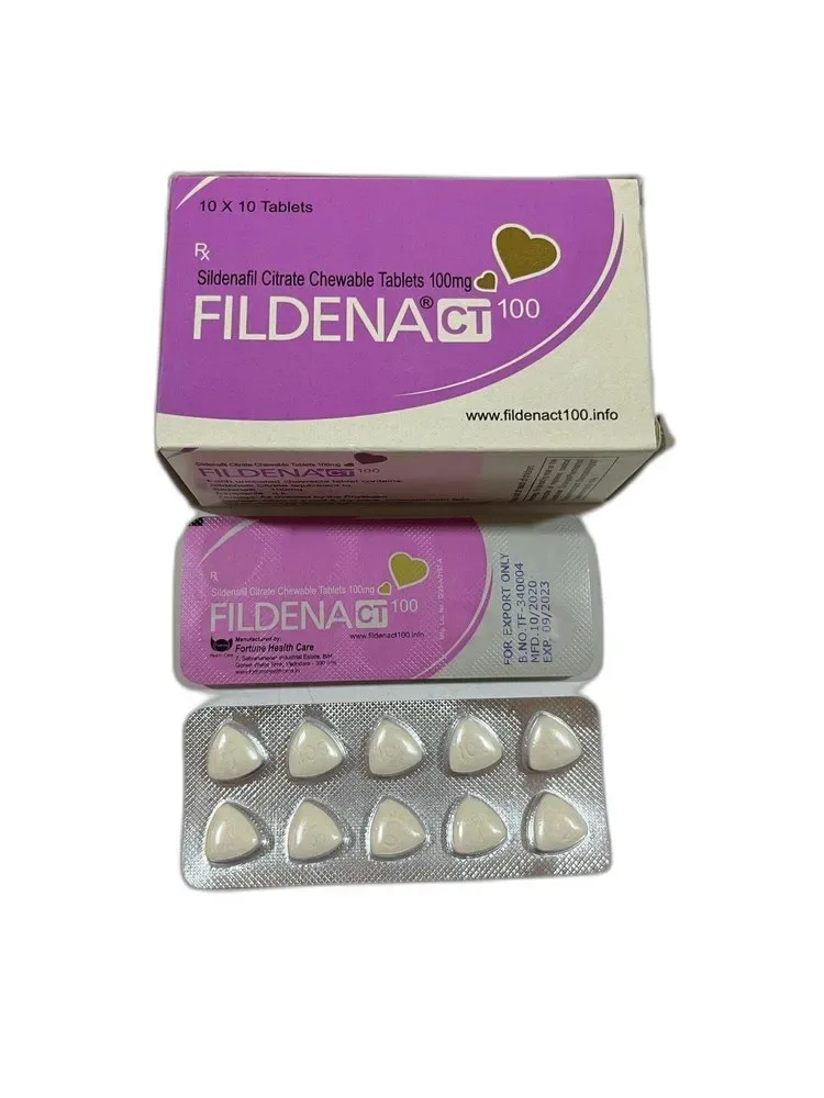 Fildena CT 100mg Tablet — Sildenafil Citrate 100 mg view 3