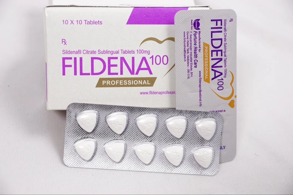 Fildena Professional 100mg Tablet — Sildenafil Citrate 100 mg