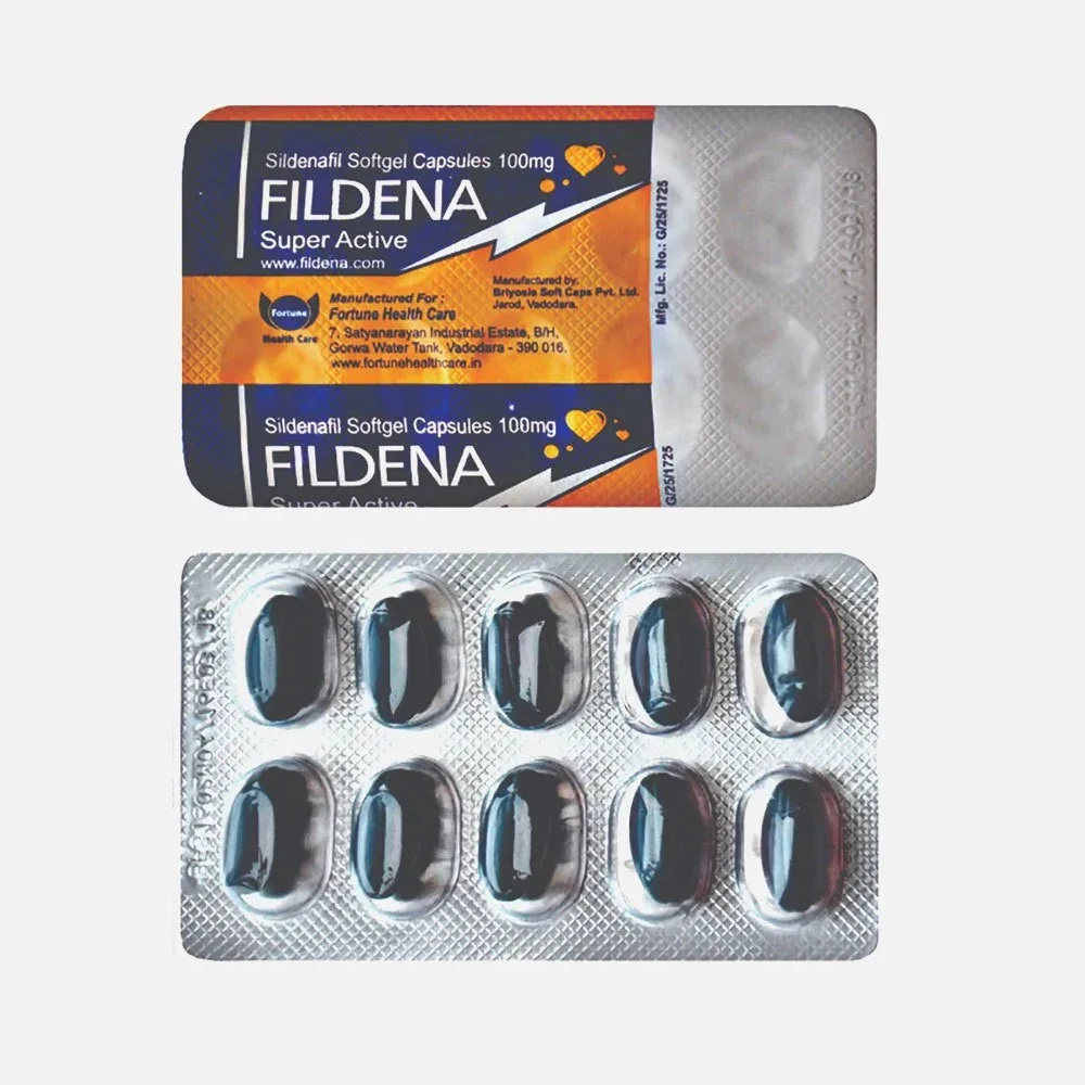 Fildena Super Active 100mg Capsule — Sildenafil Citrate 100 mg view 2