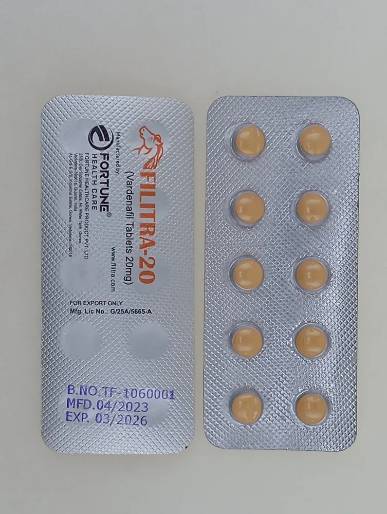 Filitra 20mg Tablet — Vardenafil 20 mg view 3