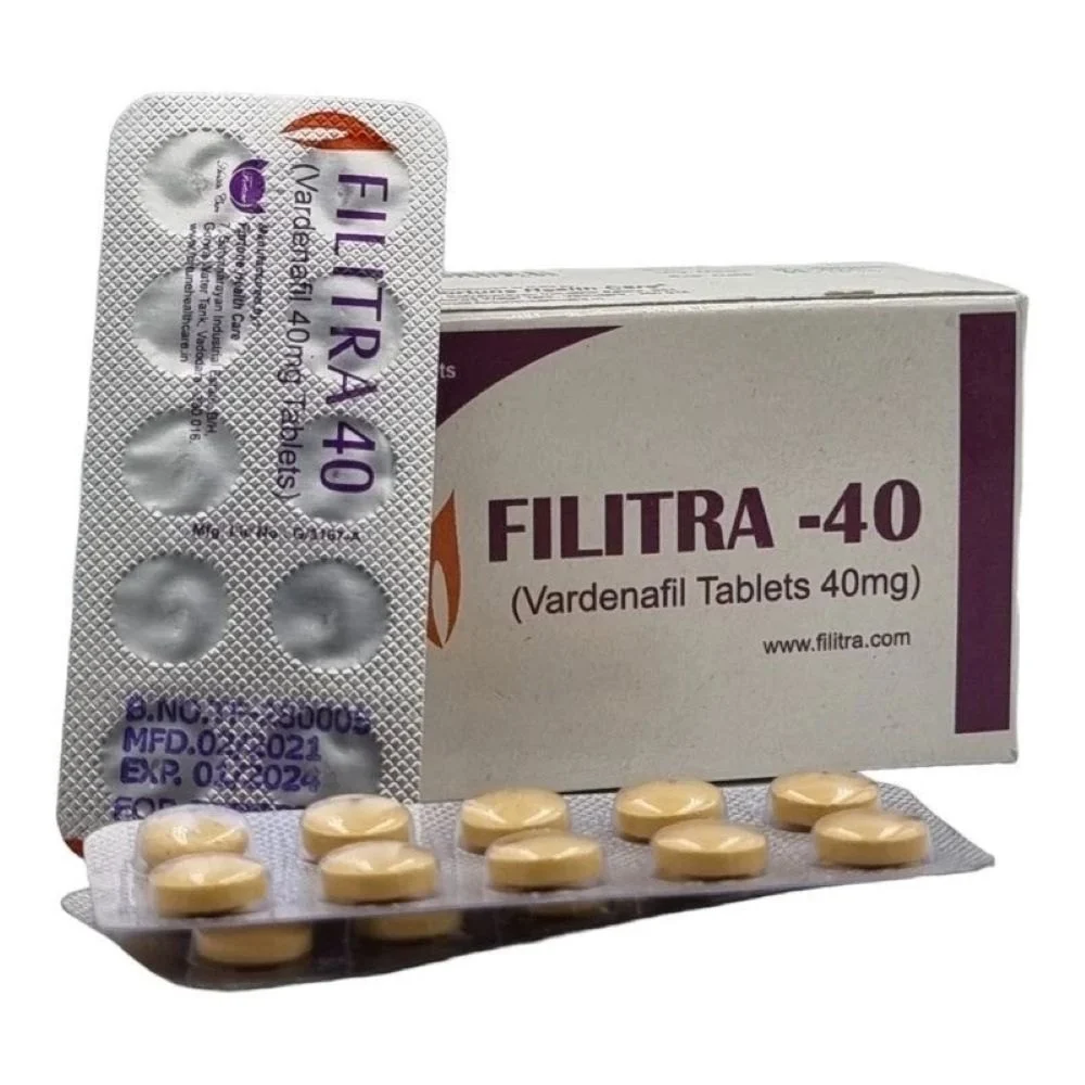 Filitra 40mg Tablet — Vardenafil 40 mg