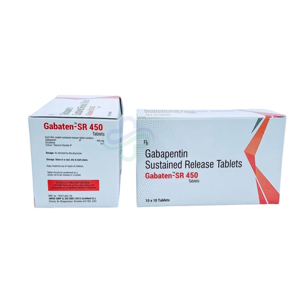 Gabapentin-SR 450mg Tablet — Gabapentin 450mg view 3