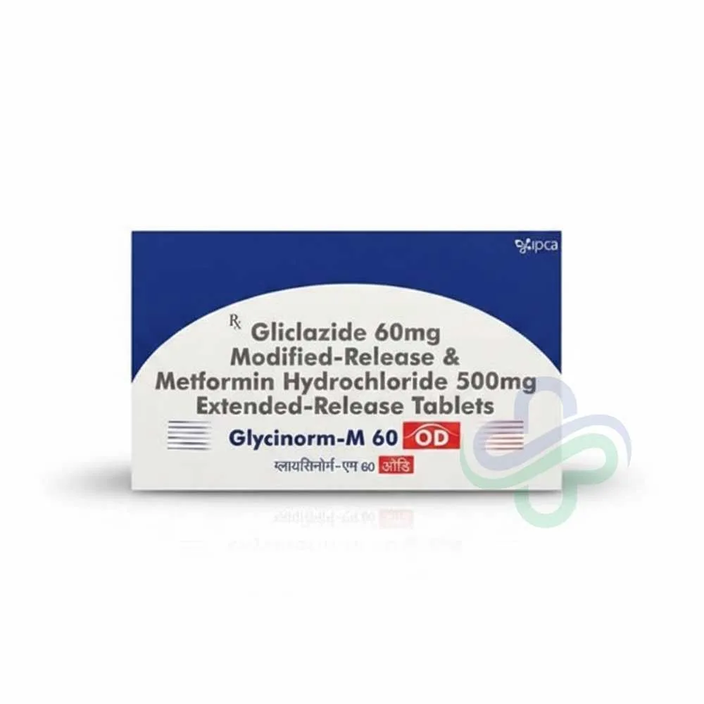 Gliclazide Modified-Release Metformin Hydrochloride Extended Release Tablets — Glycinorm-M 60 OD MR + ER