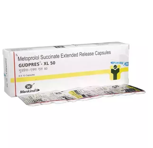 Gudpres XL Metoprolol 50mg — Metoprolol Succinate 50 mg view 2