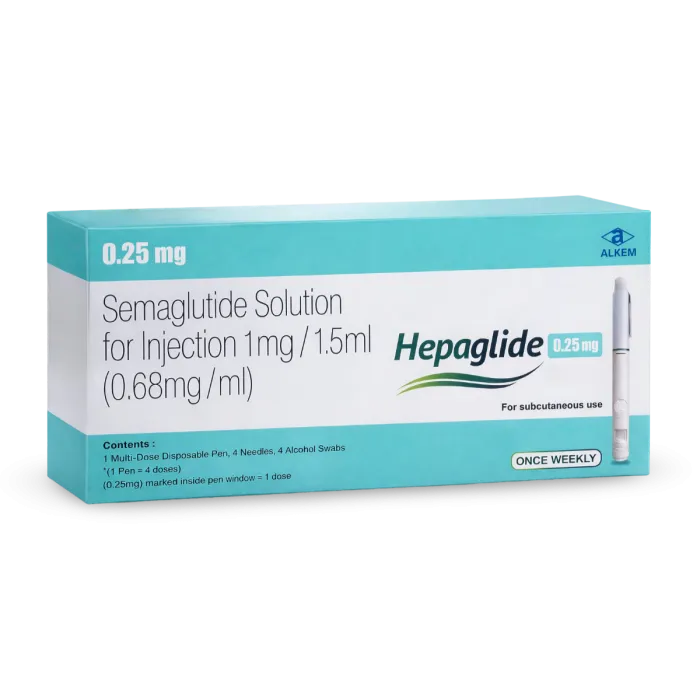 Hepaglide 0.25mg Injection — Semaglutide 0.25mg