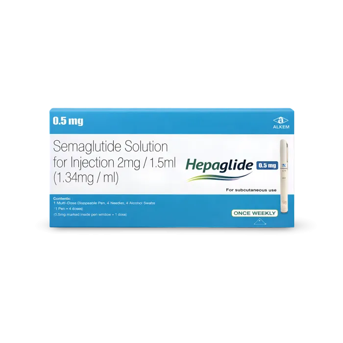 Hepaglide 0.5mg Injection — Semaglutide 0.5mg