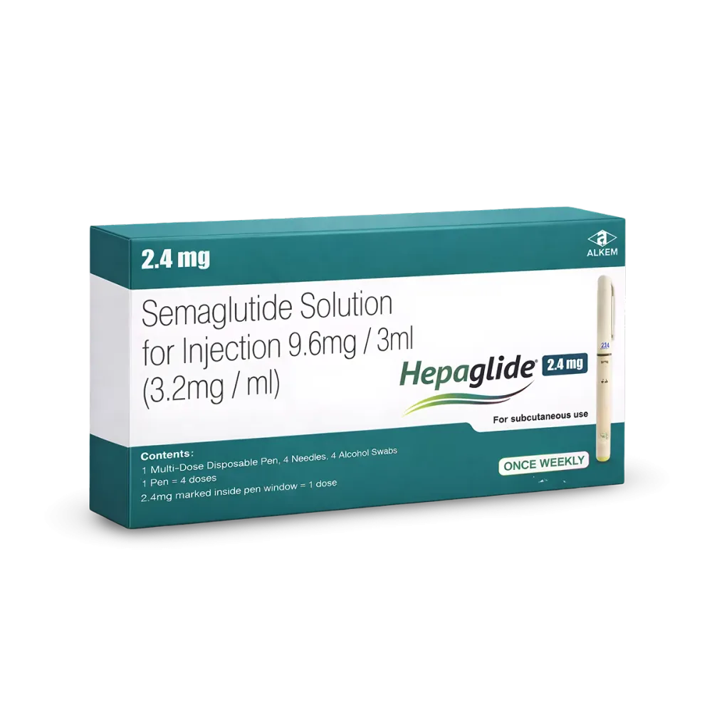 Hepaglide 2.4mg Injection — Semaglutide 2.4mg view 3