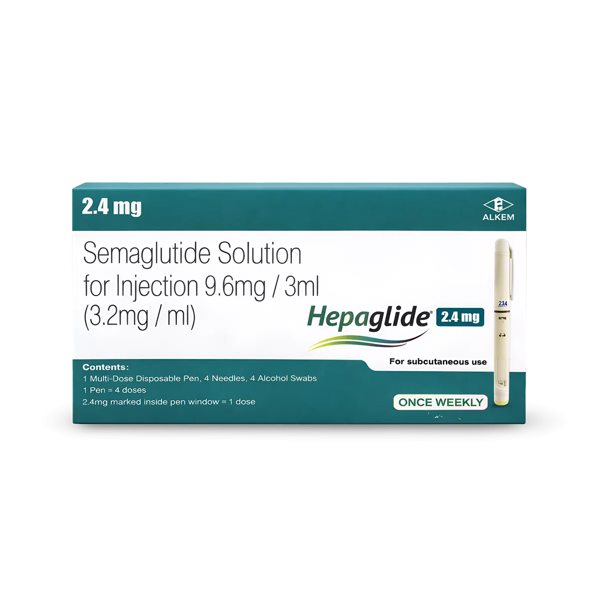 Hepaglide 2.4mg Injection — Semaglutide 2.4mg