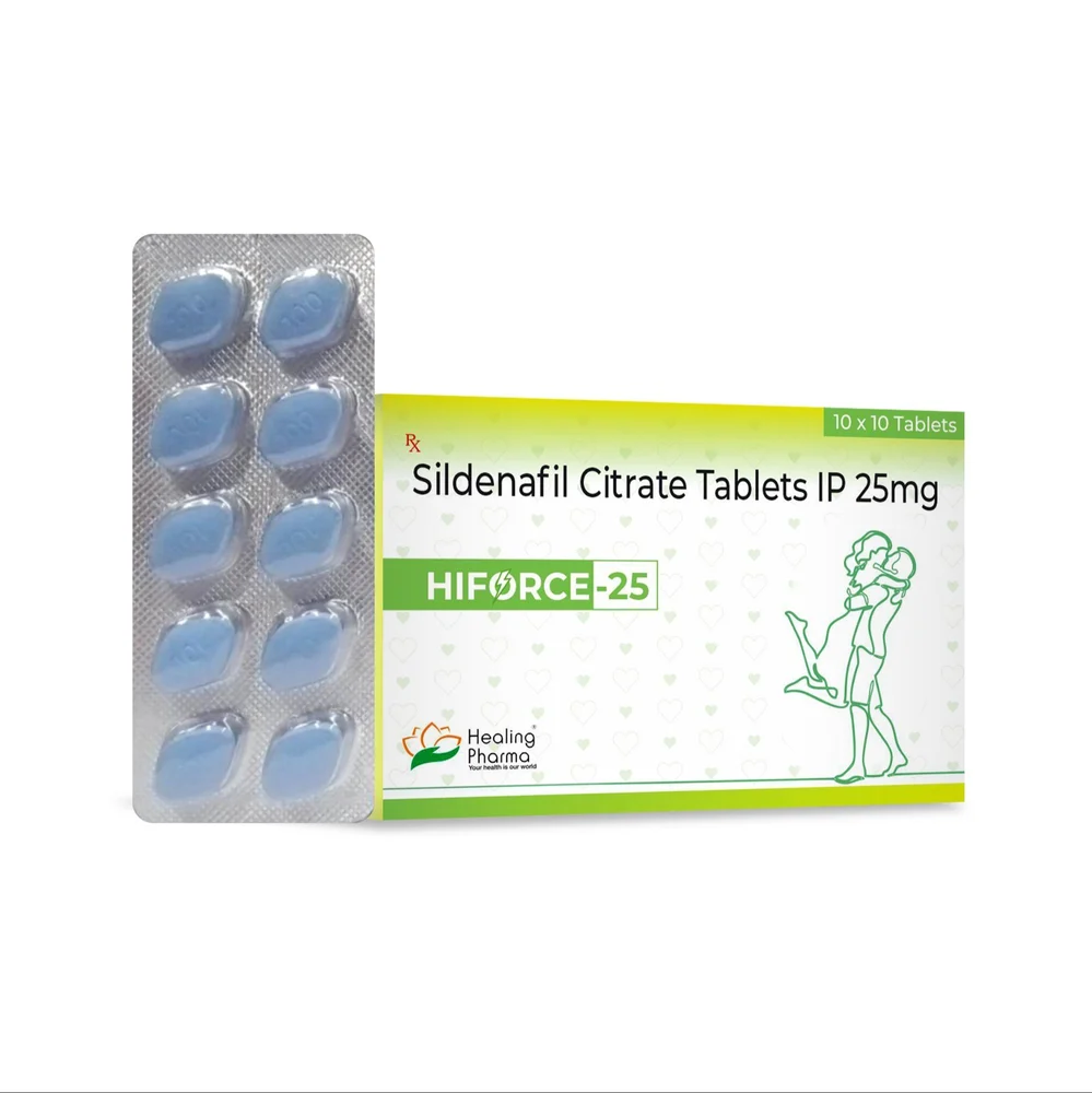Hiforce 25mg Tablet — Sildenafil Citrate 25 mg