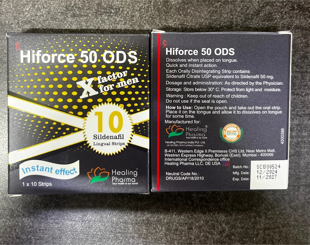 Hiforce 50mg ODS — Sildenafil Citrate 50 mg