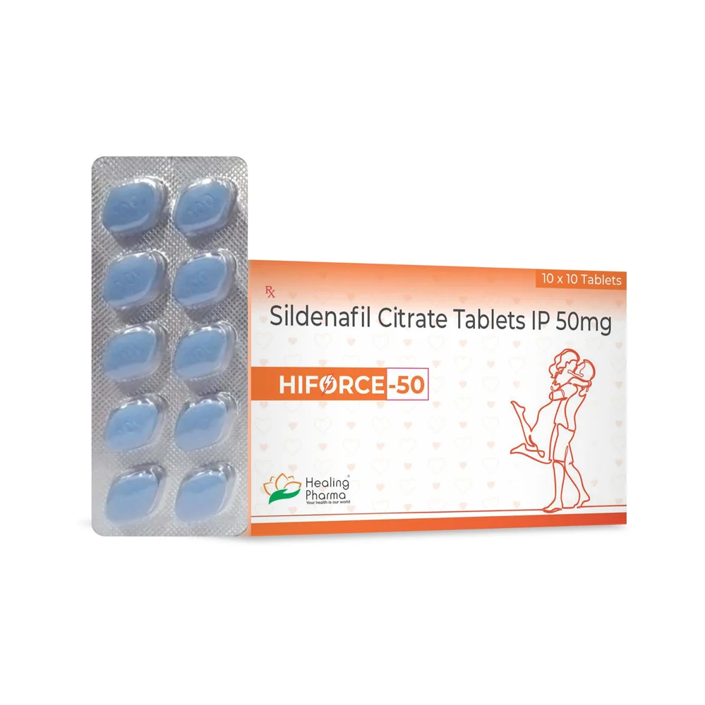 Hiforce 50mg Tablet — Sildenafil Citrate 50 mg