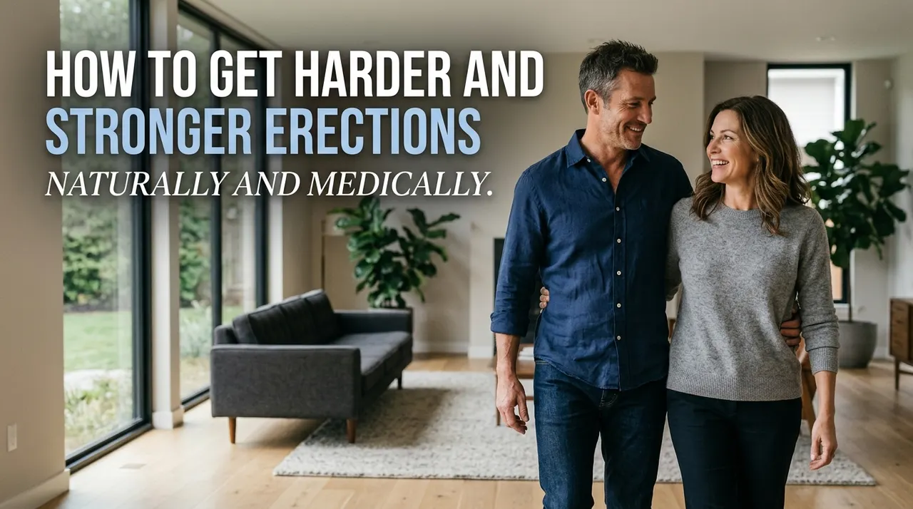 How to Get Harder and Stronger Erections Naturally and Medically