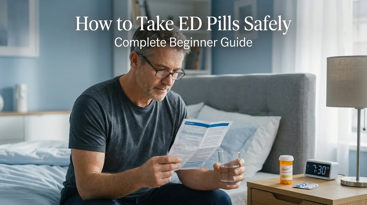 How to Take ED Pills Safely: Complete Beginner Guide
