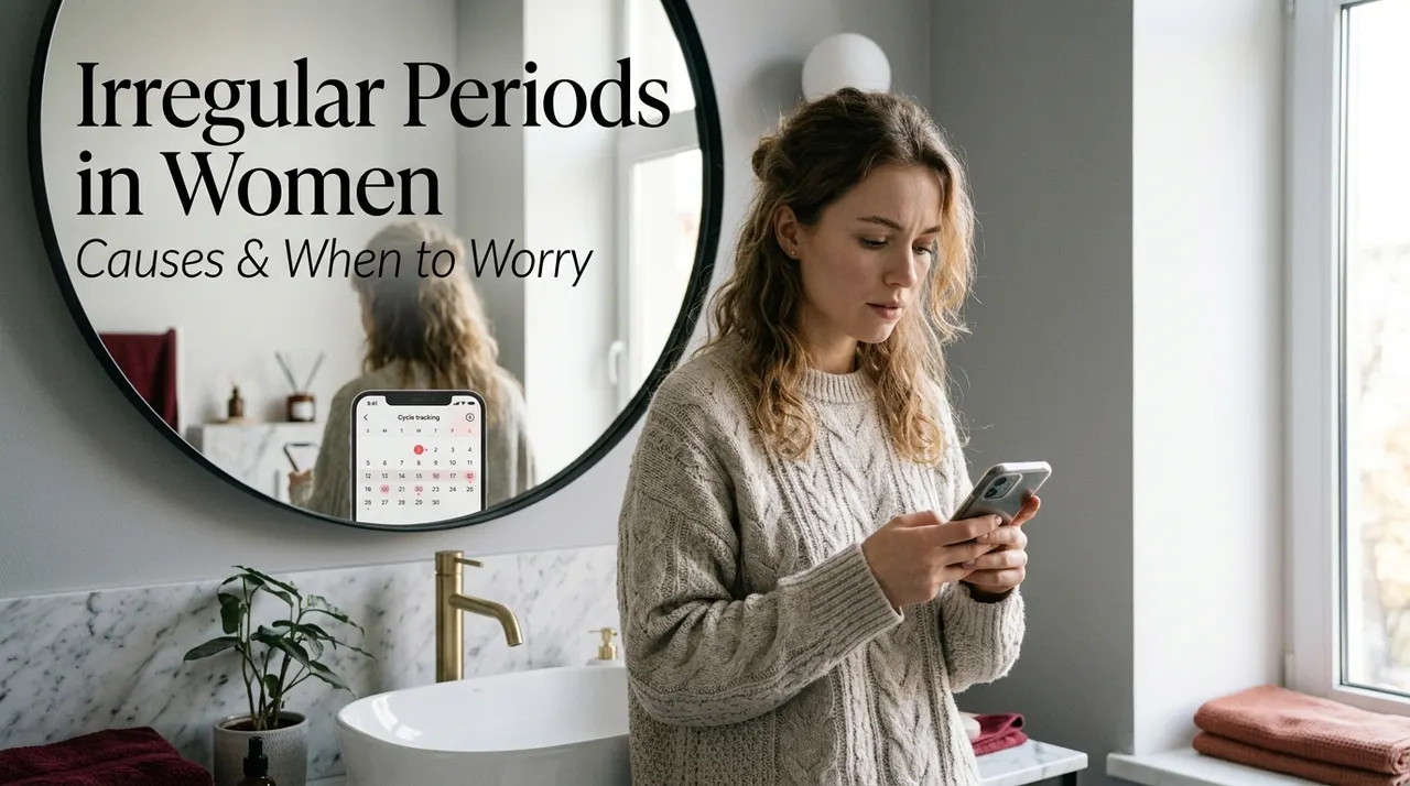 Irregular Periods in Women: Causes & When to Worry