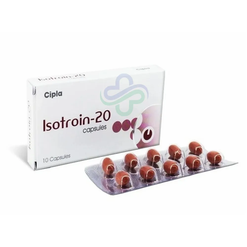 Isotroin Isotretinoin 20mg Capsules — Isotroin 20mg 20mg