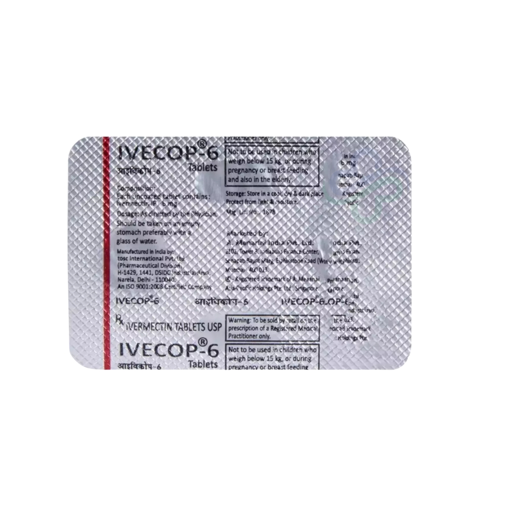 Ivecop Ivermectin 6mg — Ivermectin 6mg view 3