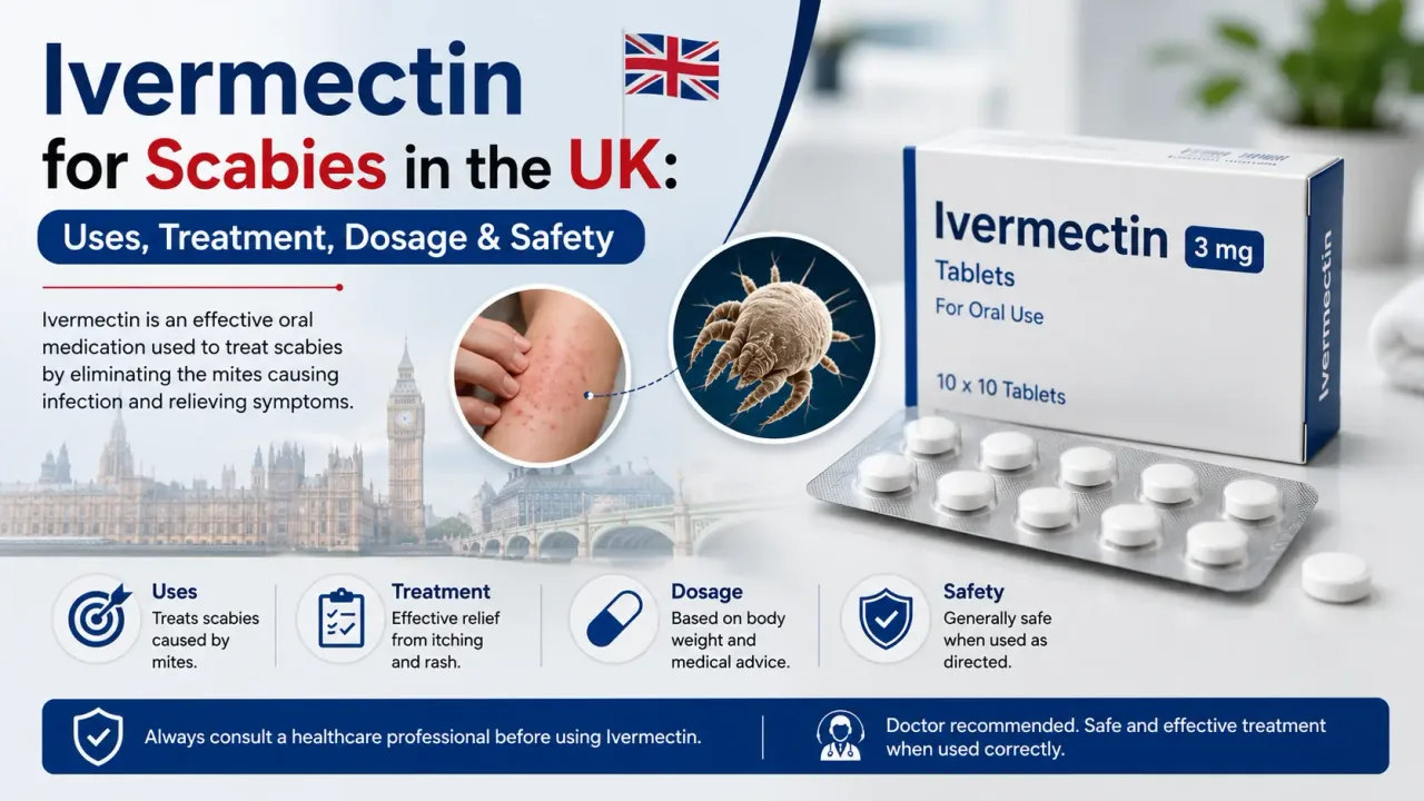 Ivermectin for Scabies in the UK: Uses, Treatment, Dosage & Safety