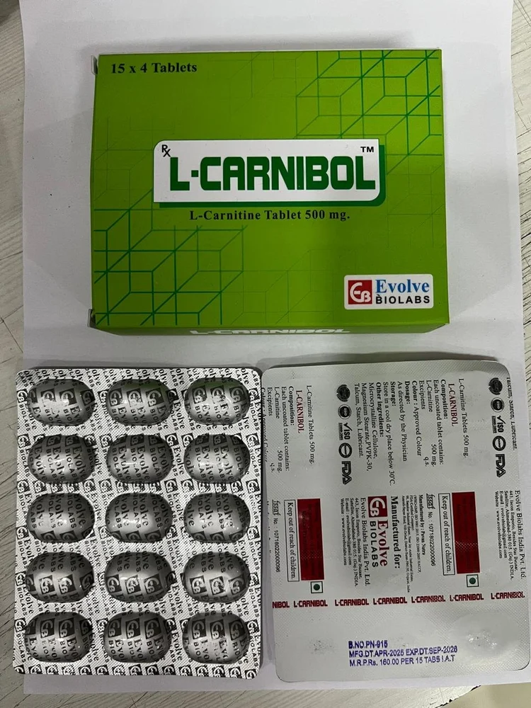 L-Carnibol (Tablet) – L-Carnitine Tartrate 500mg — L-Carnitine Tartrate 500mg view 2