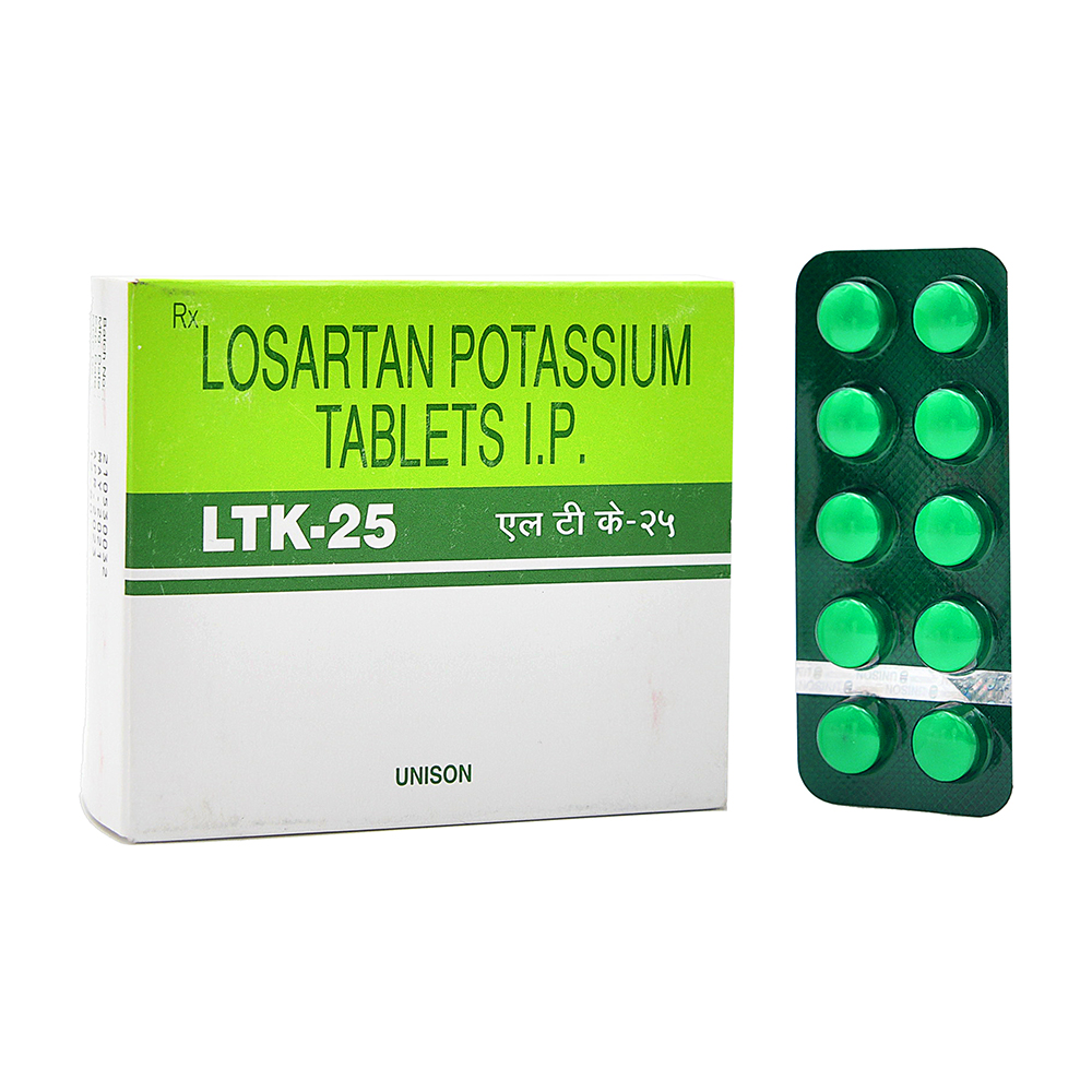 LTK Losartan 25mg Tablet β Losartan Potassium 25 mg