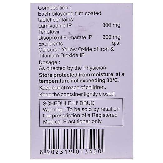 Tavin L Tablets — Lamivudine Tenofovir N/A view 2