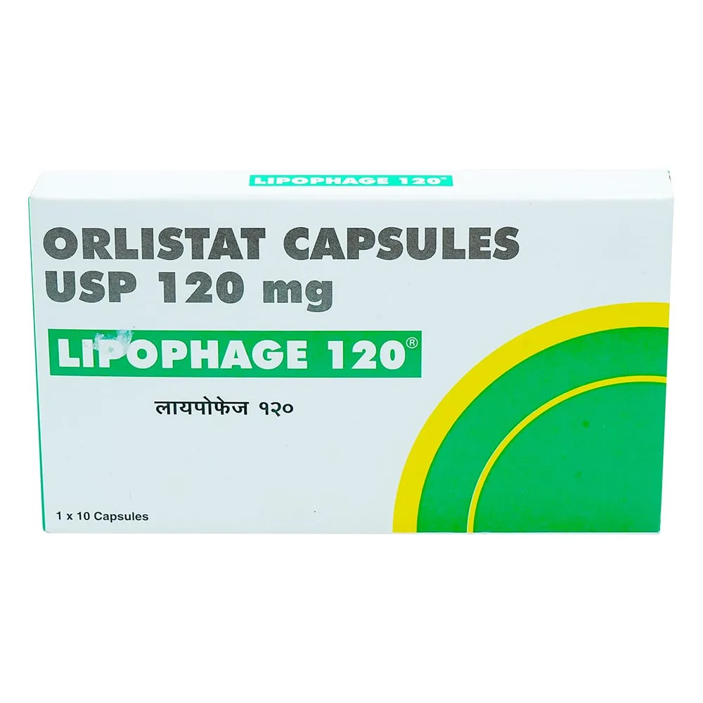 Lipophage 120mg Capsule — Orlistat 120mg view 2