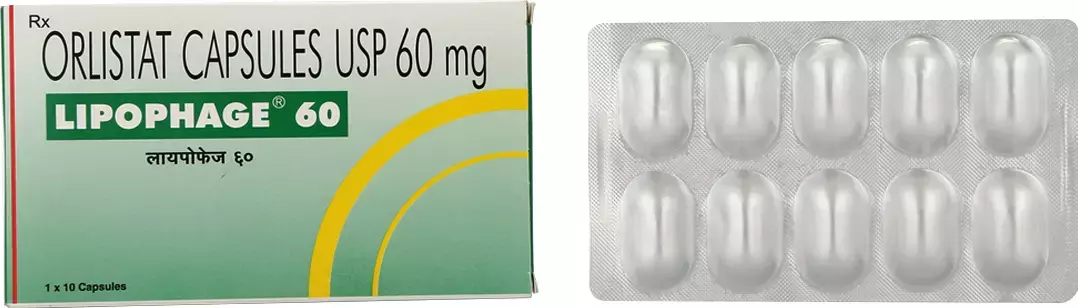 Lipophage 60mg Capsule — Orlistat 60mg view 2