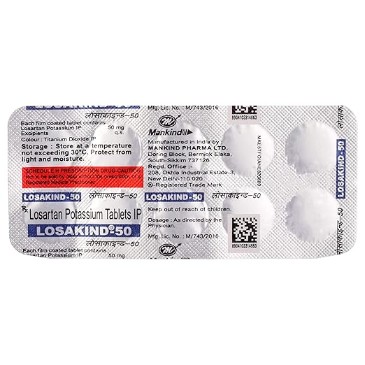 Losakind Losartan 50 Tablet — Losartan Potassium 50 mg view 3