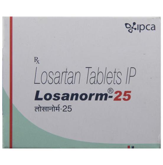 Losanorm Losartan 25mg — Losartan Potassium 25 mg view 2
