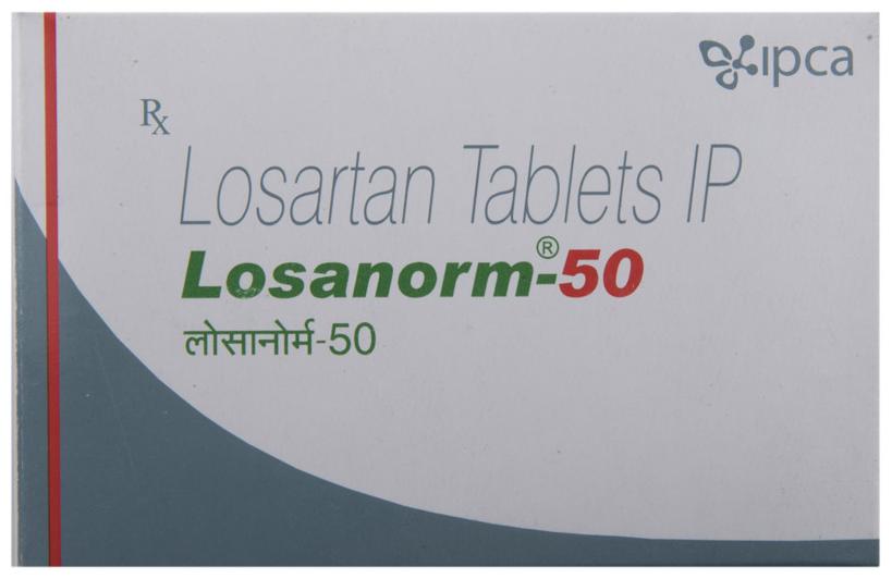 Losanorm Losartan 50mg Tablet — Losartan Potassium 50 mg view 2