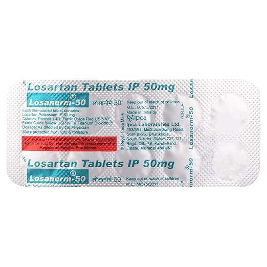 Losanorm Losartan 50mg Tablet — Losartan Potassium 50 mg view 4