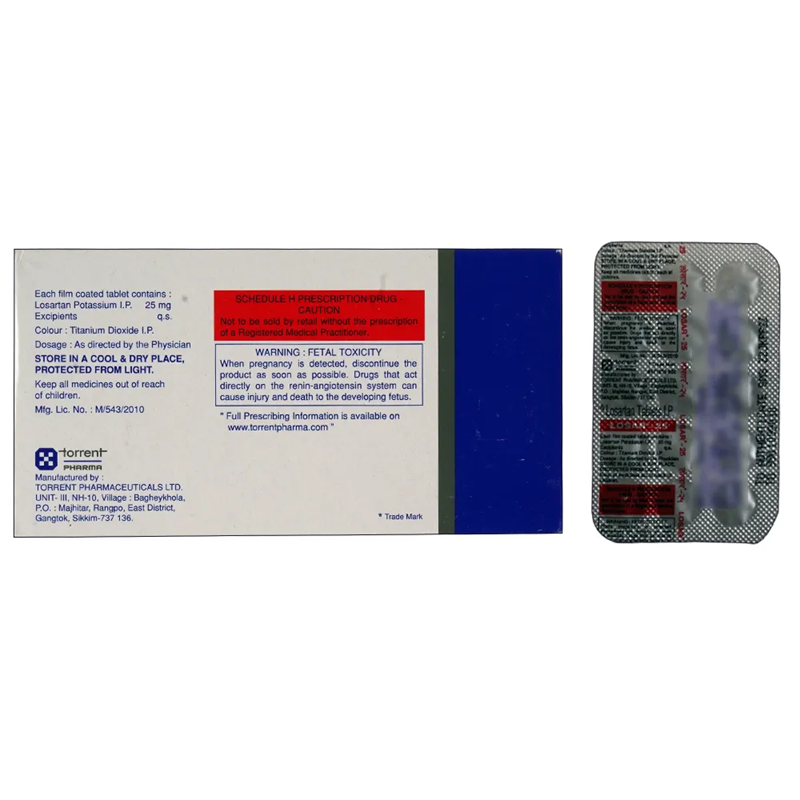 Losar Losartan 25mg β Losartan Potassium 25 mg view 2