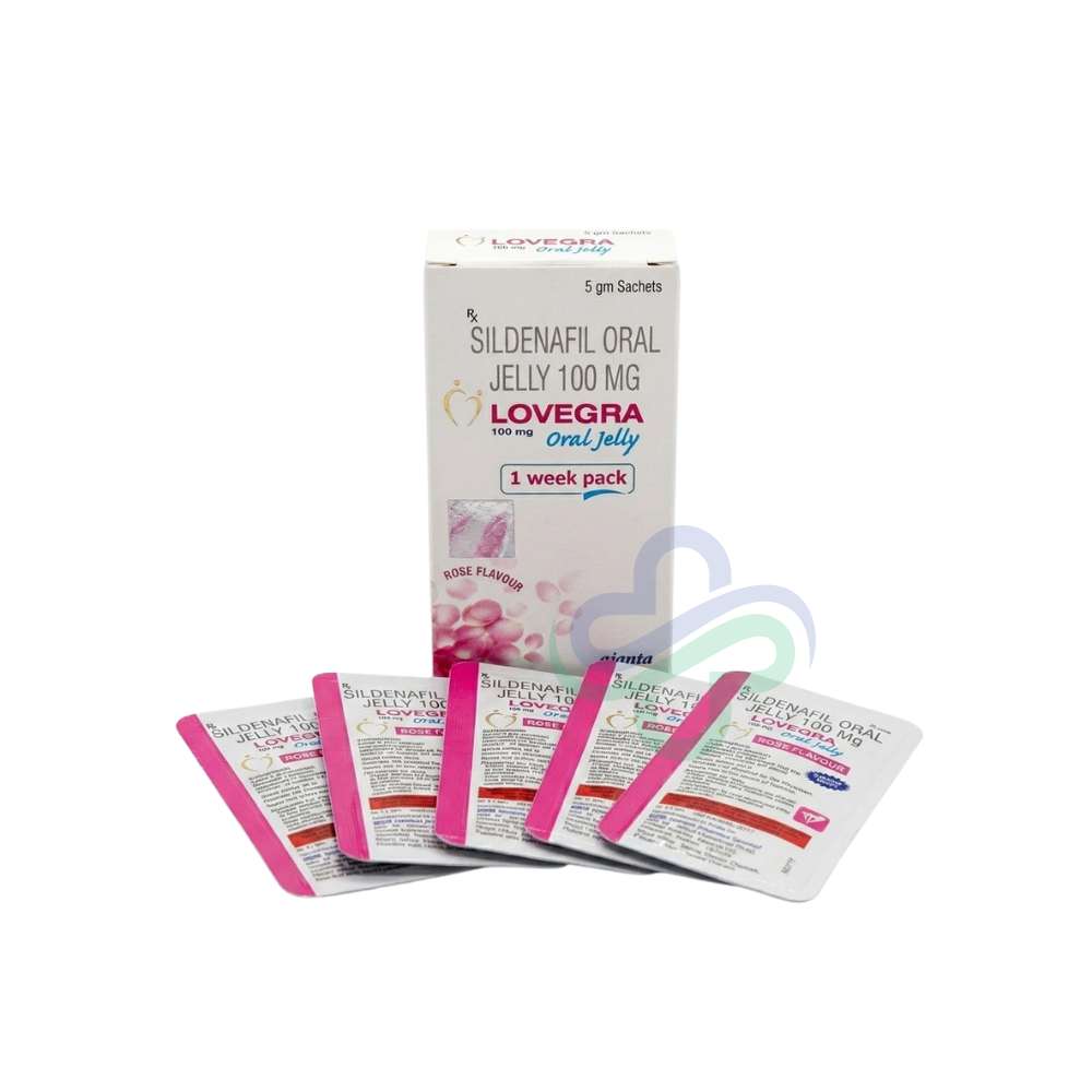 Lovegra 100mg Oral Jelly (Sildenafil Citrate) — Lovegra Oral Jelly 100mg view 2