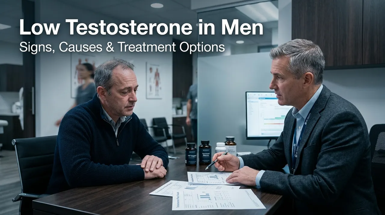 Low Testosterone in Men: Signs, Causes & Treatment Options