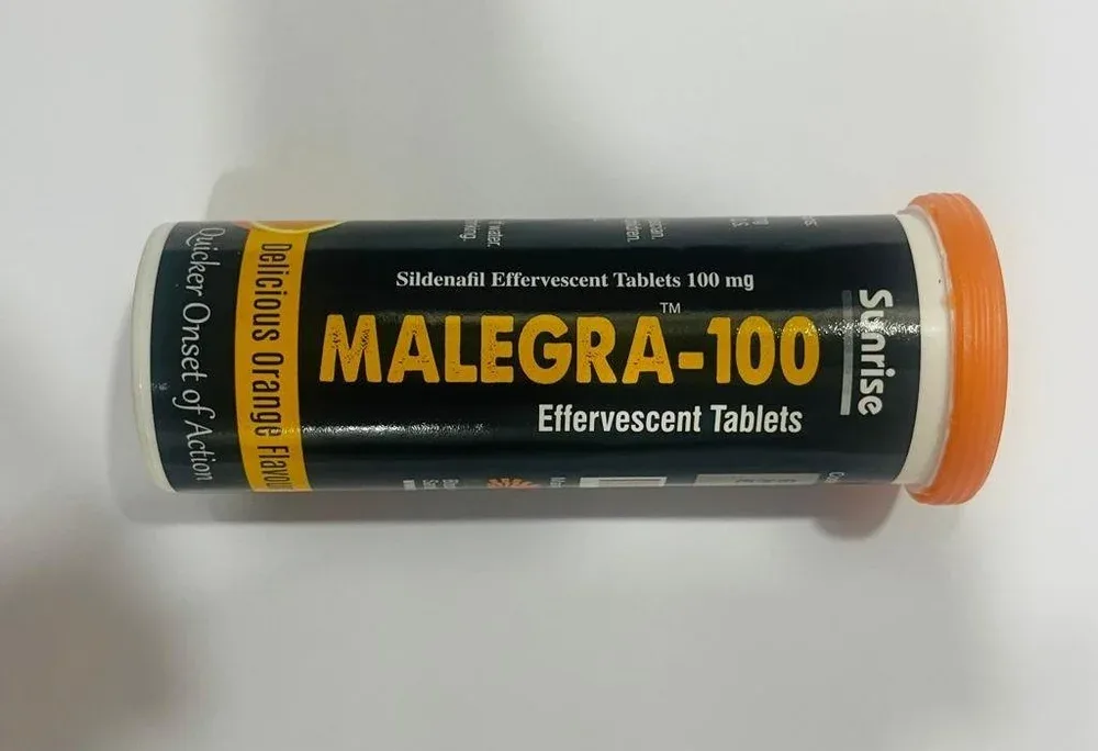 Malegra 100mg Effervescent Tablet β Sildenafil Citrate 100 mg view 2