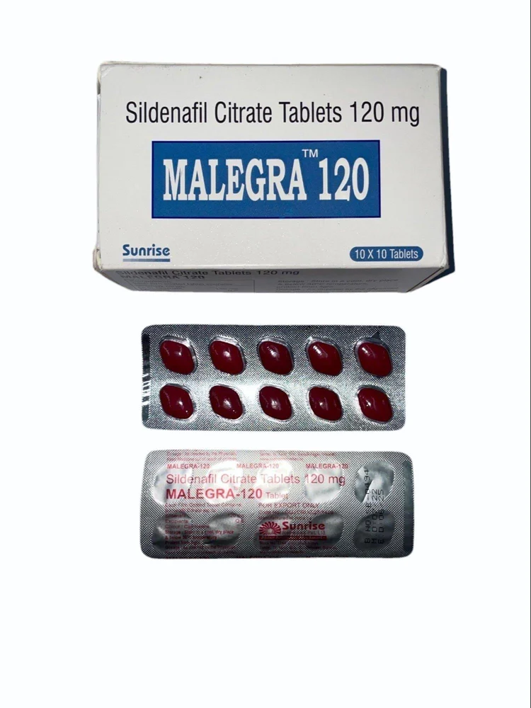 Malegra 120mg Tablet — Sildenafil Citrate 120 mg