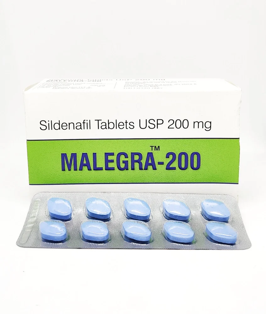 Malegra 200mg Tablet — Sildenafil Citrate 200 mg