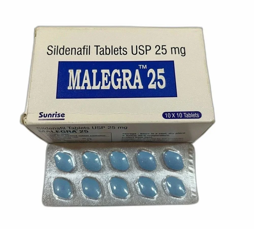Malegra 25mg Tablet — Sildenafil Citrate 25 mg